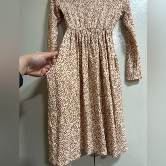 Remie Girl Charming Long Sleeve Floral Dress for Kids - Picture 4 of 6